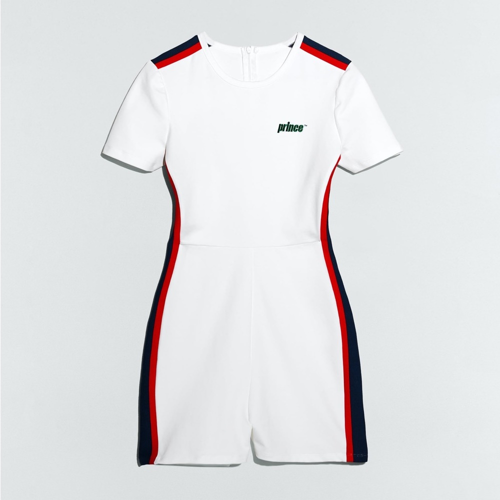 PRINCE X ZARA Shirt Sleeve Jumpsuit Size M White NEW